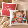 Coussin recto verso photos personnalisé