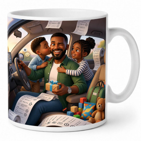 Mug papa pilote personnalisé