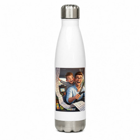 Bouteille thermos 500ml effet papa pilote