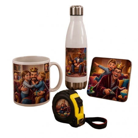 Cadeaux papa roi du canapé personnalisables