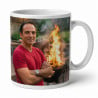 Mug papa roi du barbecue personnalisé