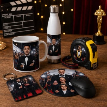 Cadeaux papa Star Hollywood personnalisés avec photo