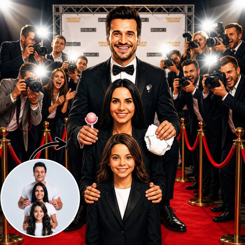Transformation de votre photo avec l'effet papa Star Hollywood