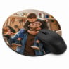 Tapis de souris rond personnalisé papa bricoleur
