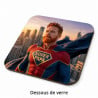 Dessous de verre carré Super Papa