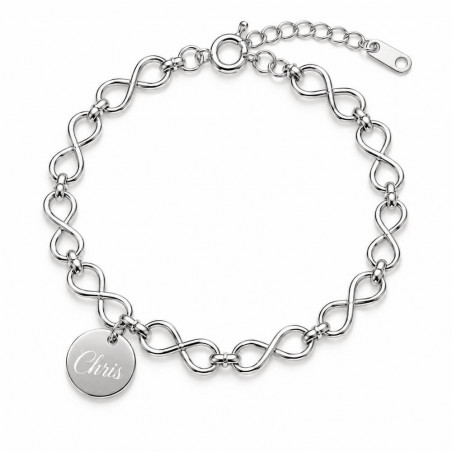 Bracelet maxi infini personnalisé