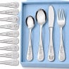 coffret couverts enfant motif gravés