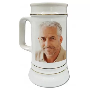 Chope à bière de luxe personnalisée