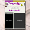 Fausse une de journal style retraite à personnaliser