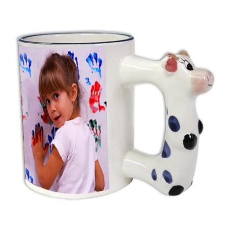 Mug anse vache à personnaliser