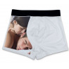 Boxer homme blanc personnalisé photo