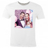 Tee shirt blanc homme personnalisé