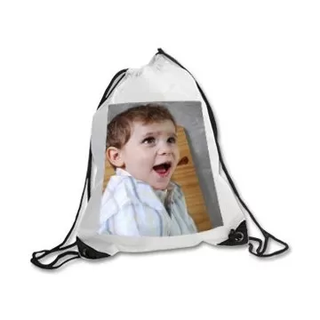 Sac de gym à personnaliser avec une photo