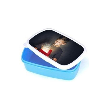 Boite repas bleue photo