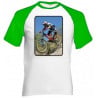 Tee shirt manches vertes photo