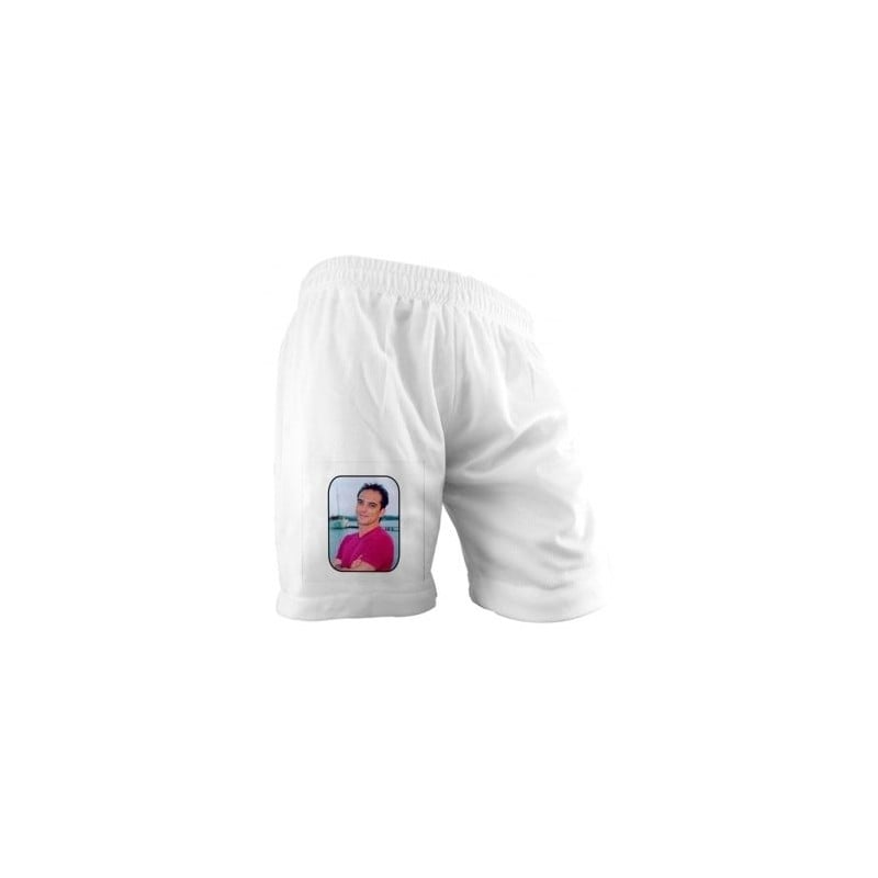 Short blanc pour homme à customiser