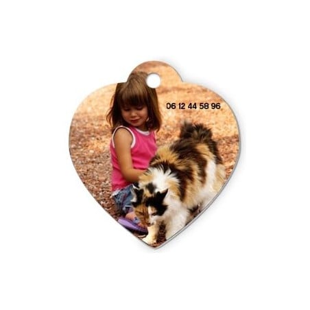 Medaille coeur animaux