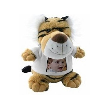 Peluche tigre avec photographie