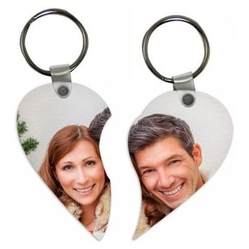 Porte clé coeur séparables