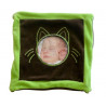 Doudou chat vert et gris photo
