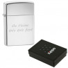 Briquet zippo gravure texte