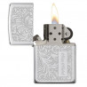 Briquet venitian zippo gravé