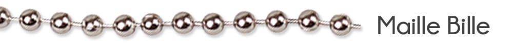 chaine avec maille bille
