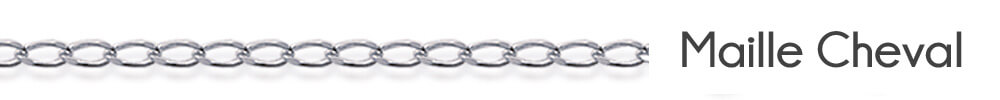 chaine bijou maille Cheval