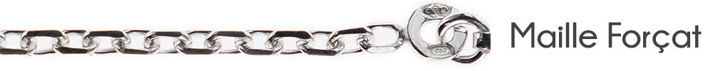 chaine bijou maille forçat