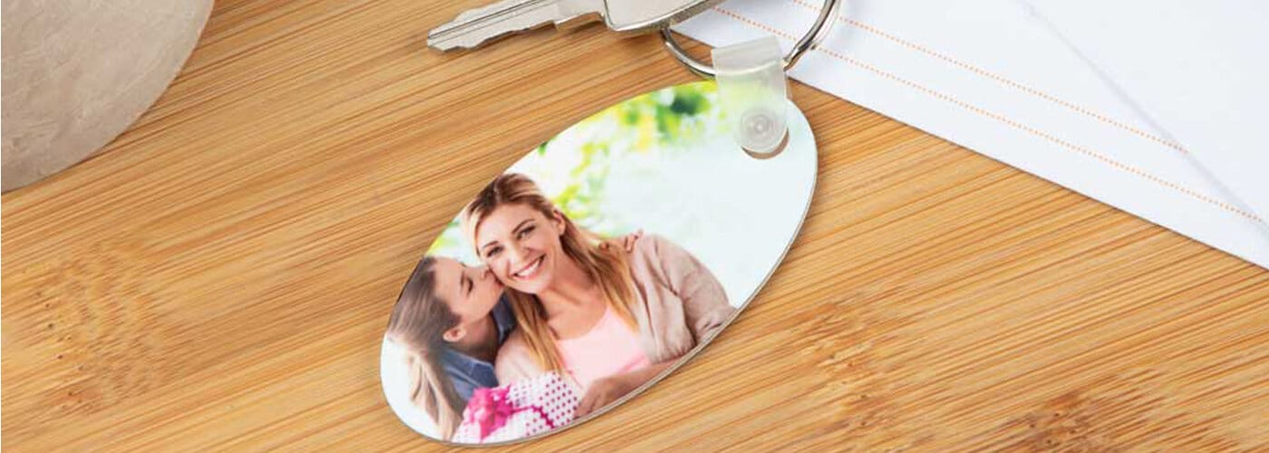 Porte clef en aluminium