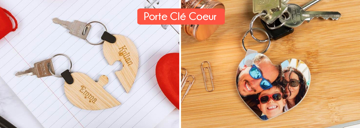 Une Petite Boîte Orange Avec Des Clés Sur Une Table Avec Un Trousseau De  Clés.