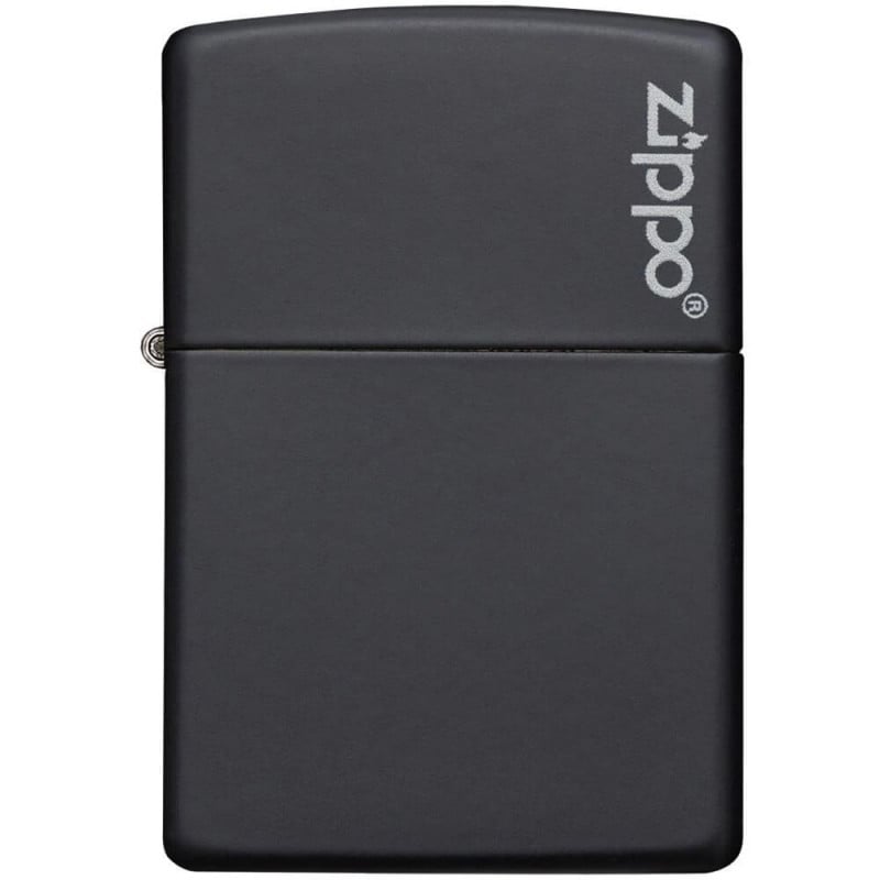 Briquet Zippo noir personnalisé