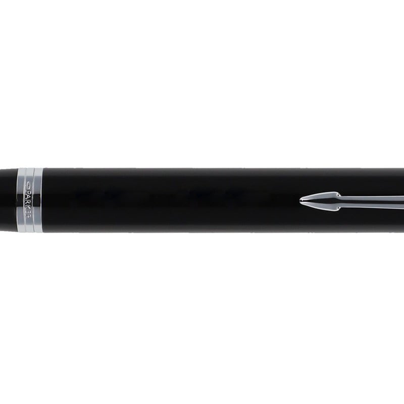 Stylo Parker noir gravé et personnalisé