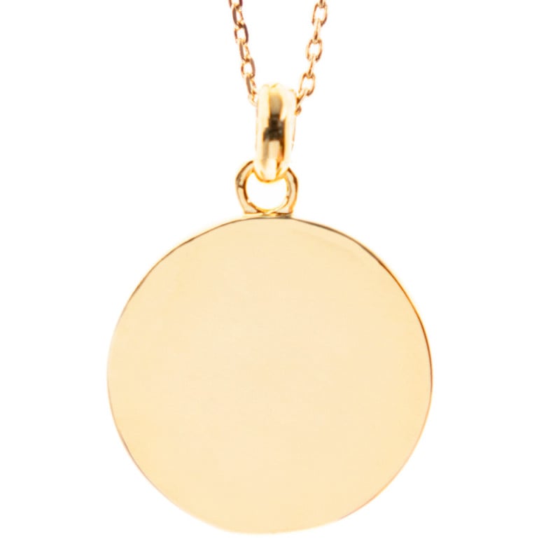 Collier plaqué or astrologique signe Bélier personnalisé