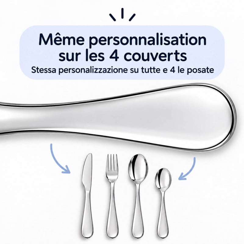 Couverts pour enfants personnalisés