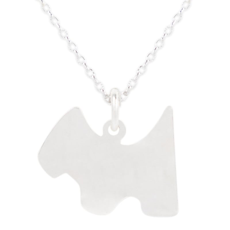 Pendentif chien gravé