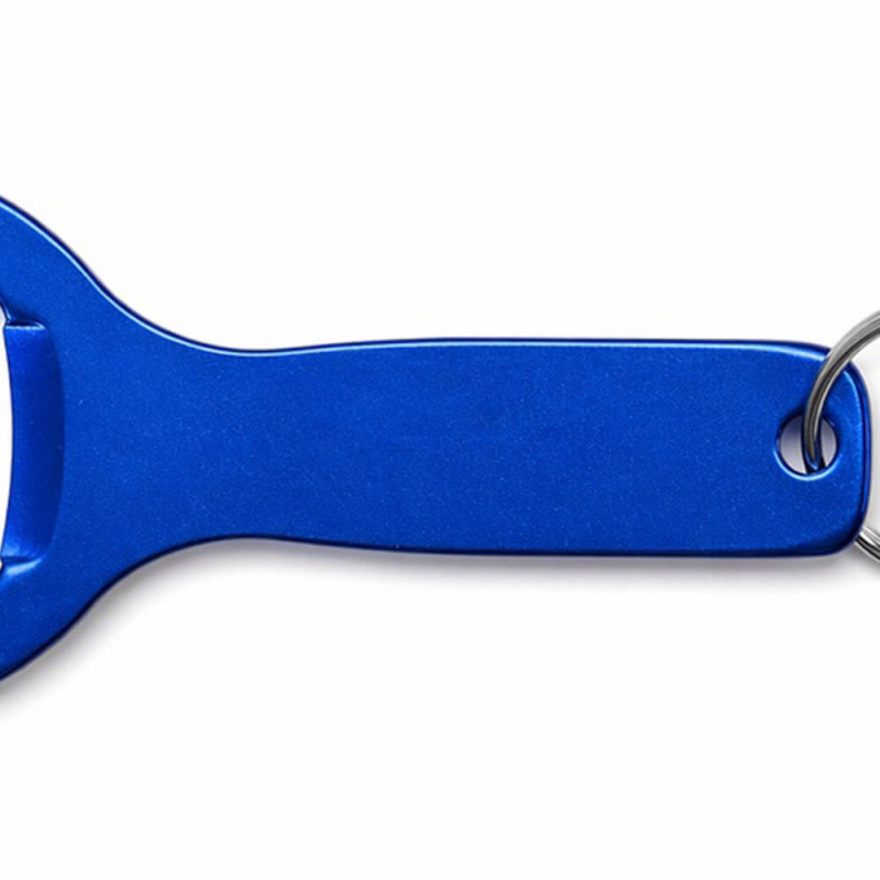 Porte clés décapsuleur coloré gravé