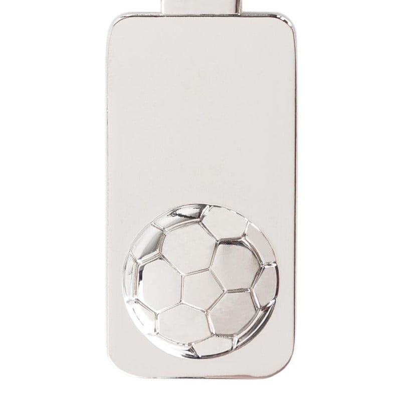 Porte clefs gravé ballon foot