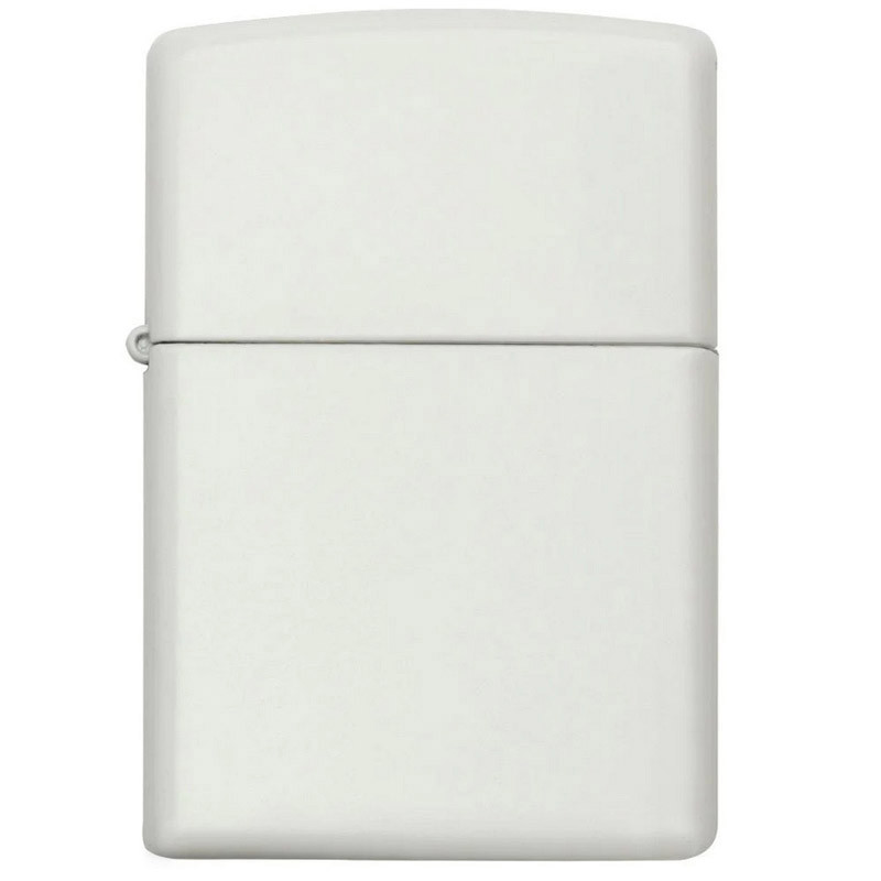 Briquet Zippo blanc personnalisé