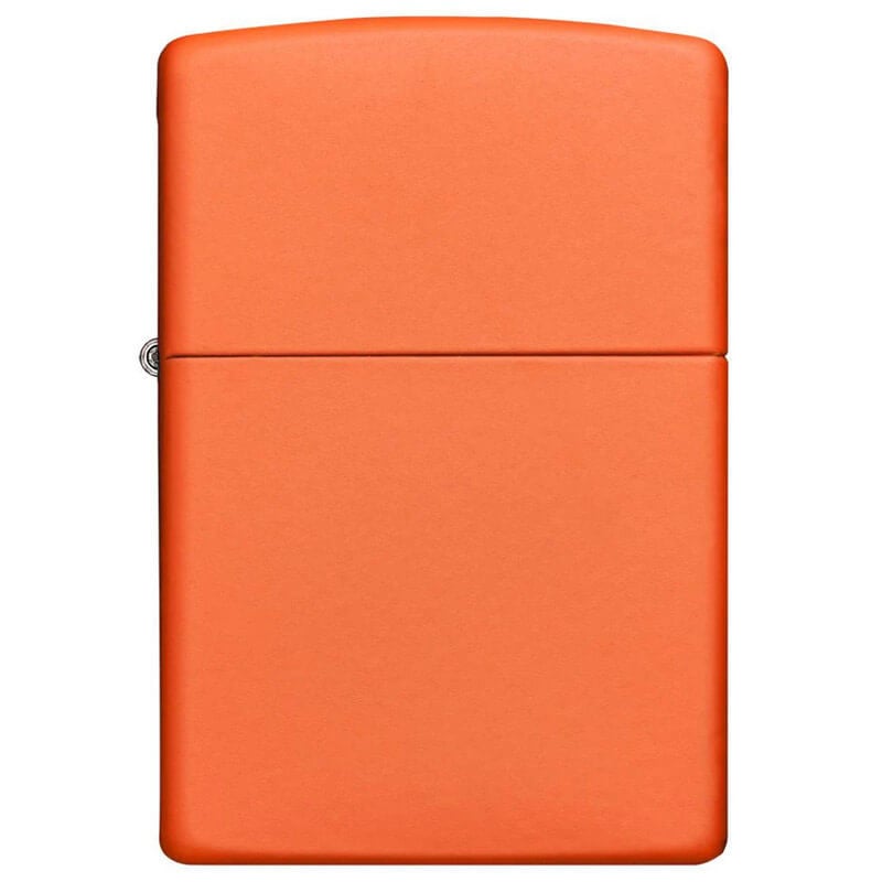 Briquet ZIppo orange personnalisé