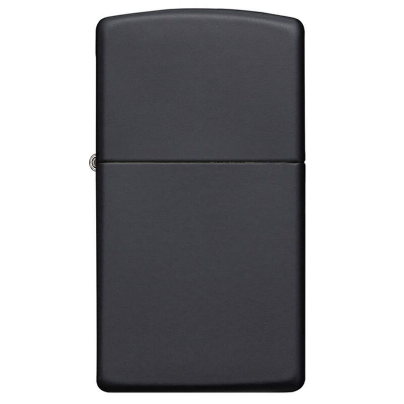 Briquet zippo à essence noir slim