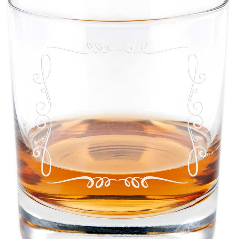 Verre à Whisky arabesque personnalisé