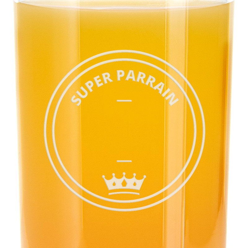 Verre apéritif Super Parrain personnalisé