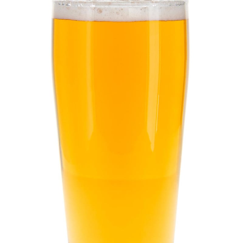 Verre à demi de bière personnalisé