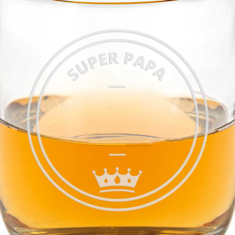 Verre à rhum personnalisé pour papa