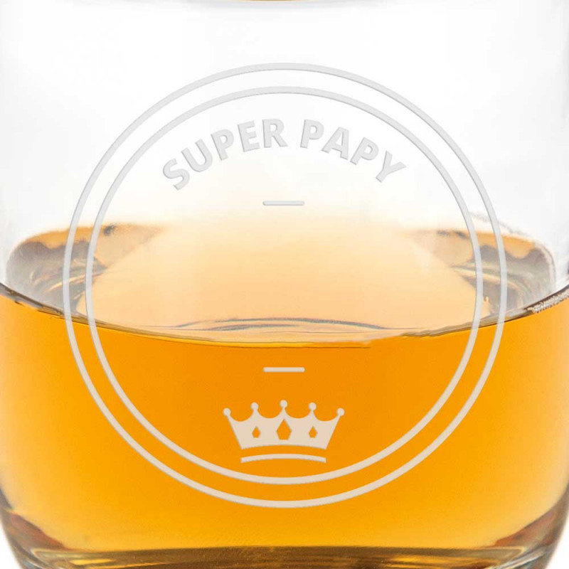 Verre à rhum Super papy personnalisé