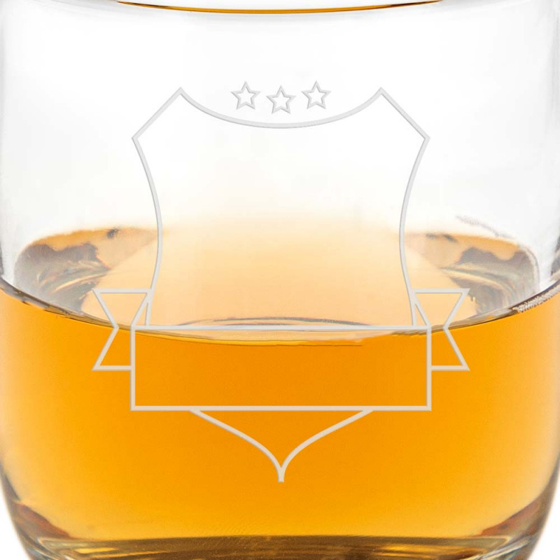 Verre à Rhum Ecusson personnalisé