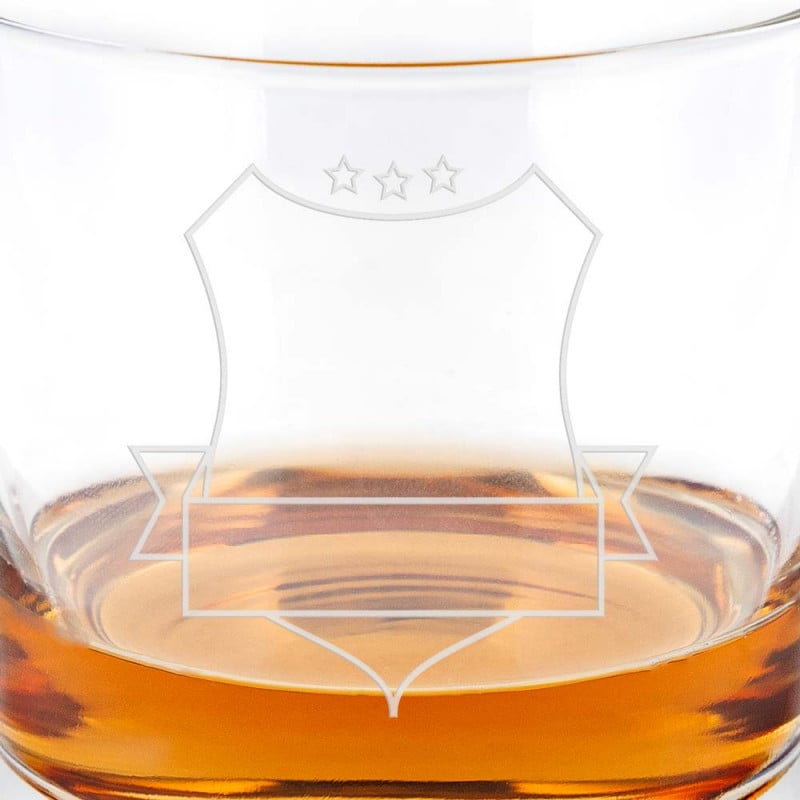 Verre à Whisky écusson à personnaliser