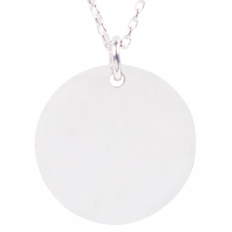 Collier argent mot d'amour à personnaliser