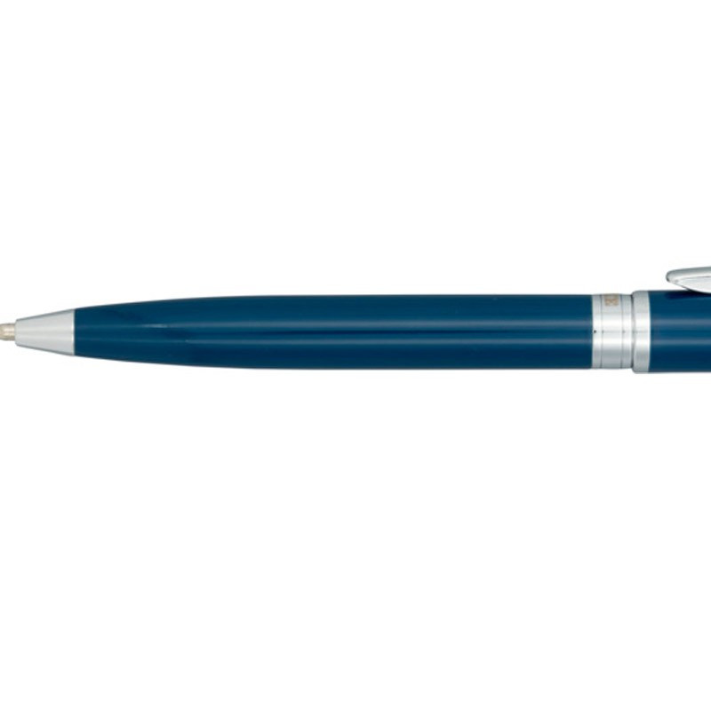 Stylo bille luxe bleu gravé